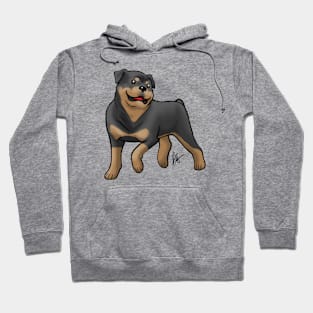 Dog - Rottweiler - Black and Tan Hoodie